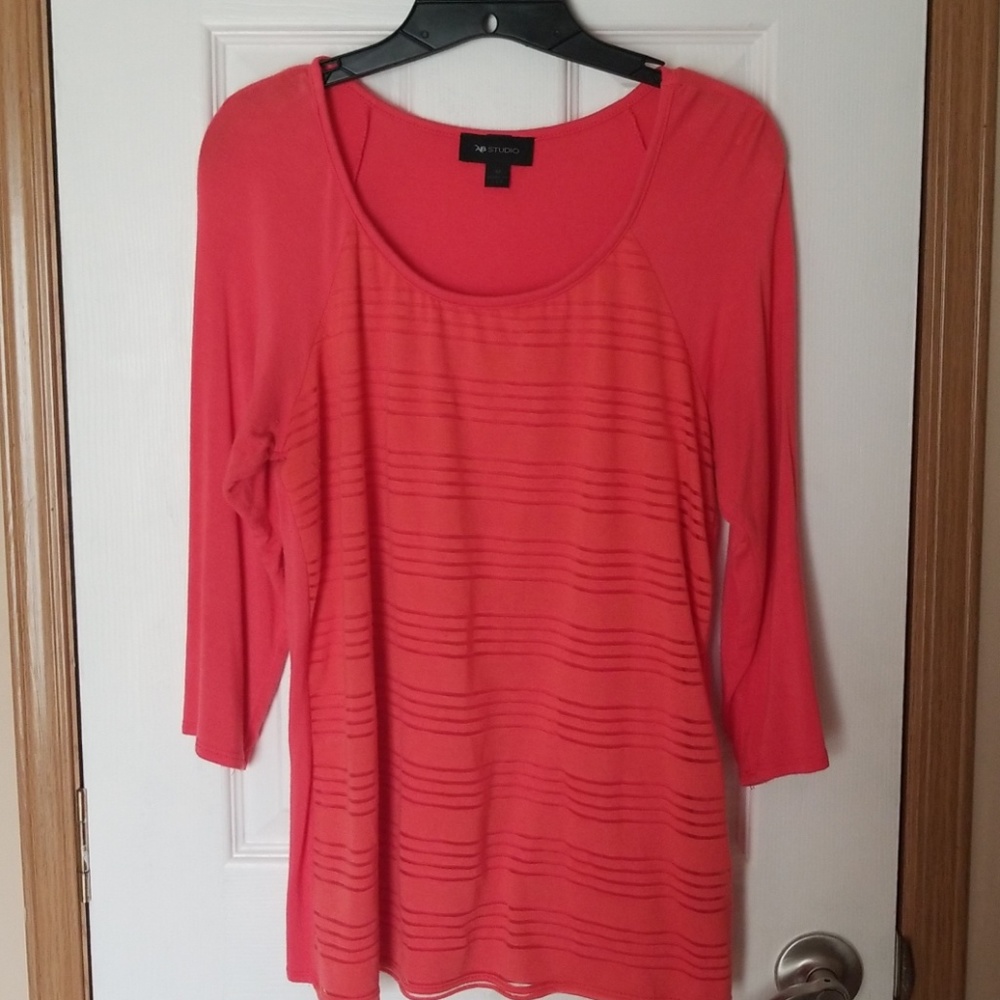 AB Studio 3/4 sleeve top